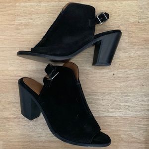 Frye Suede Block Heel